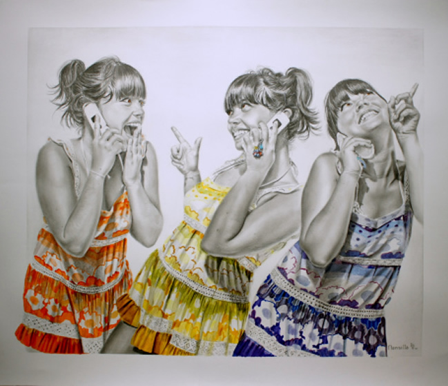 dibujos realistas de Carmen Mansilla